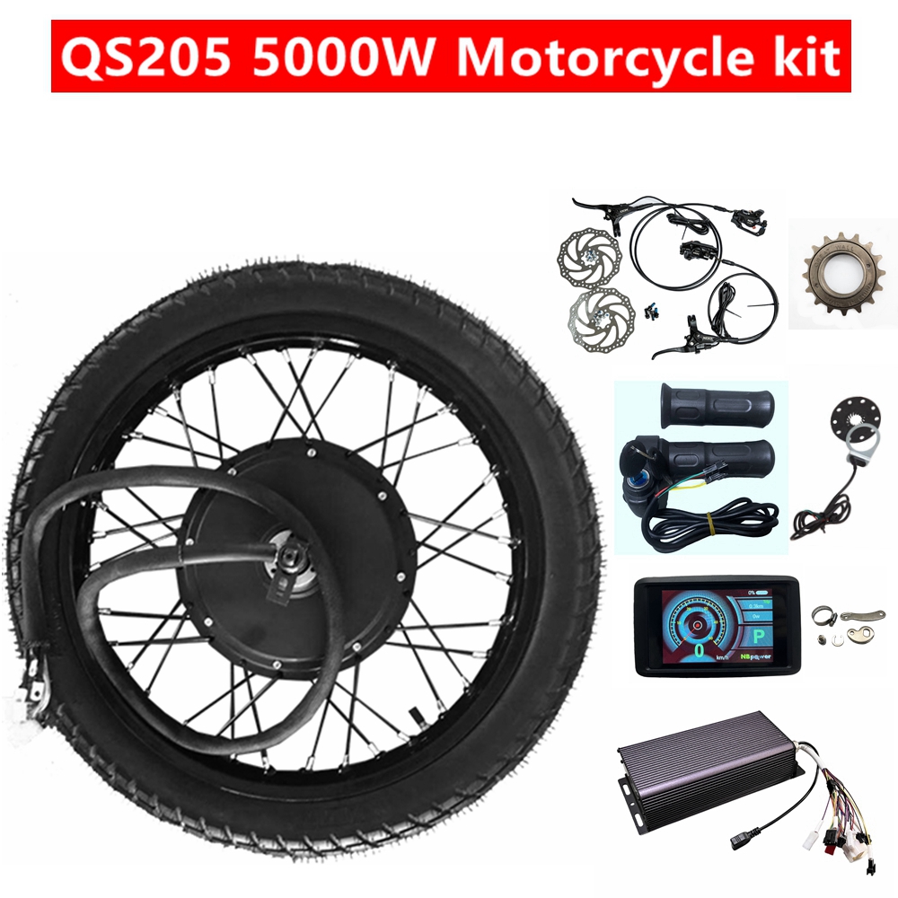 5000W Hub Motor Kit 72V - Kit de roue arrière pour moto