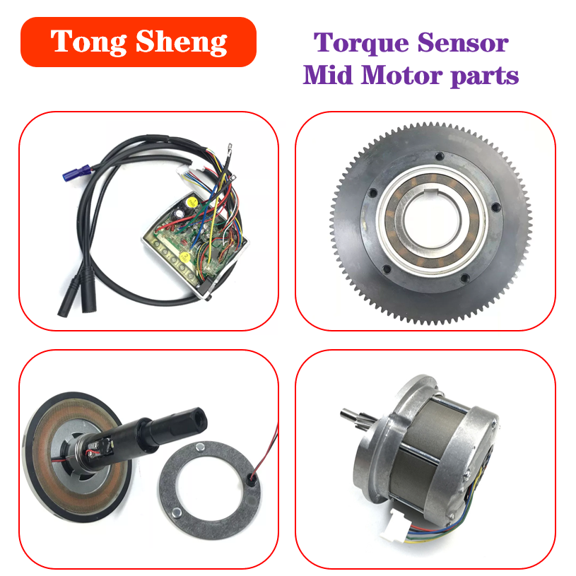 Torque Sensor Mid Drive Motor Kit - Tongsheng-kit de motorisation de vélo électrique,