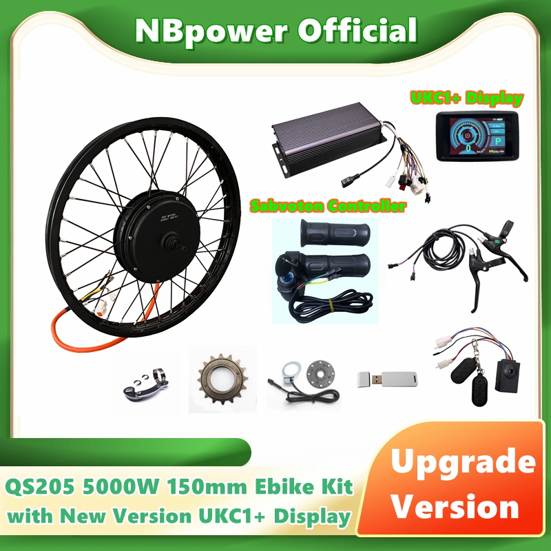 5000W Hub Motor Kit 72V - NBpower/QS205 5000W V3 150mm moteur de