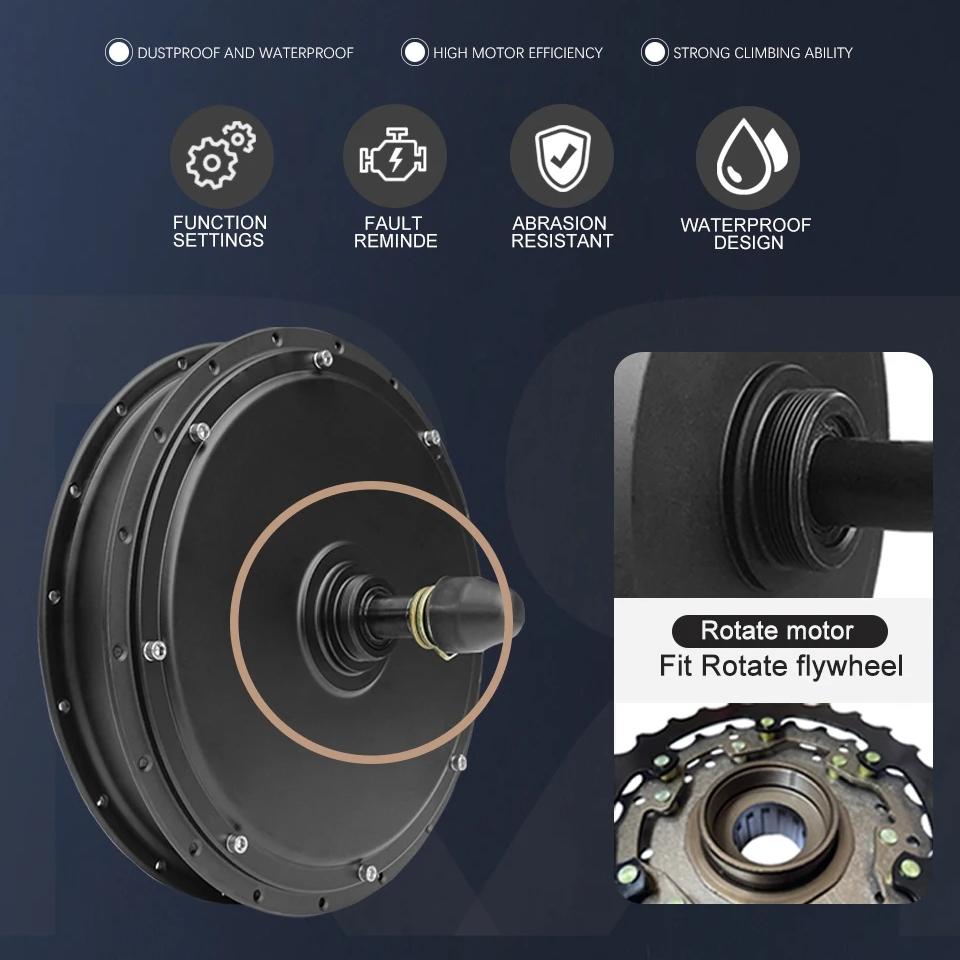 Nouveau kit de conversion de v - 5000W Hub Motor Kit 72V avis et prix