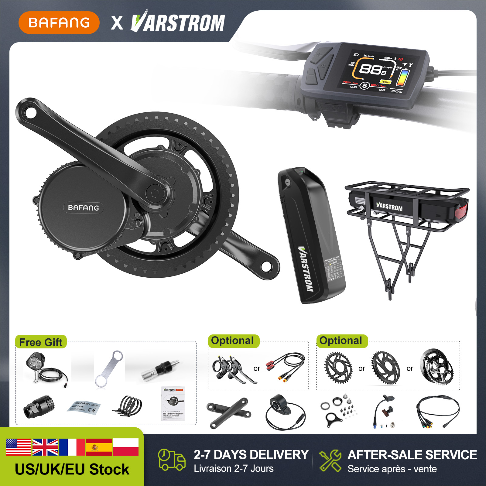 [US Direct] Moteur central BAF - Side Hung Mid Drive Motor Kit avis et prix