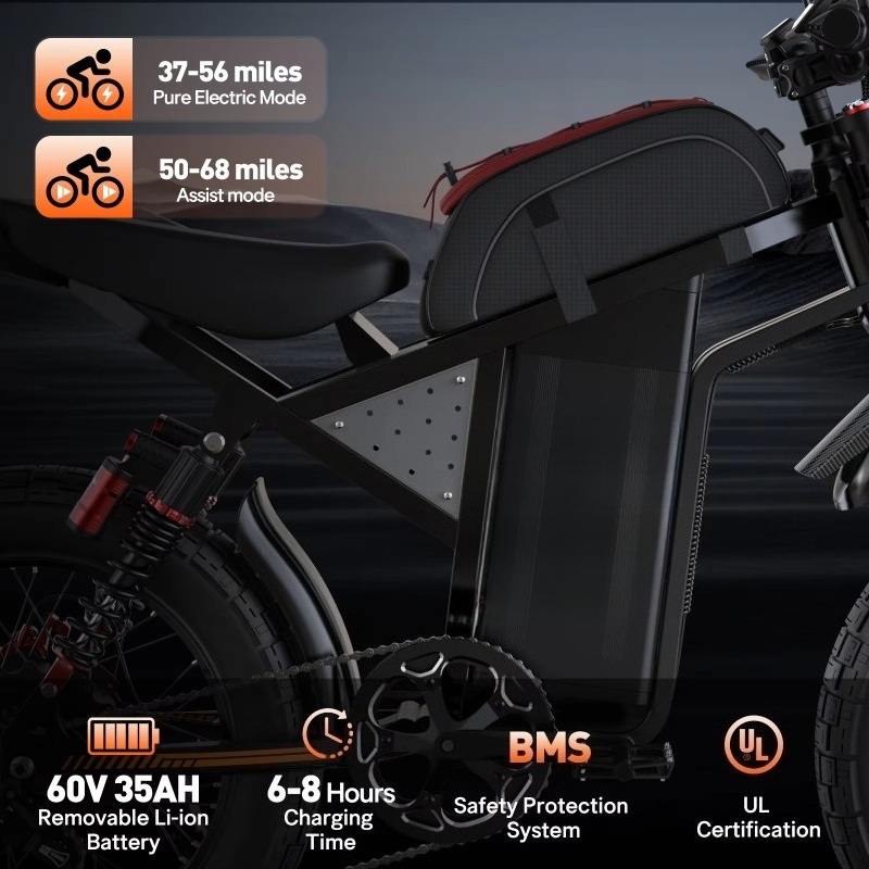 Bopzin 3000W 60V 35Ah Stealth  - 3000W Stealth Bomber Motor avis et prix