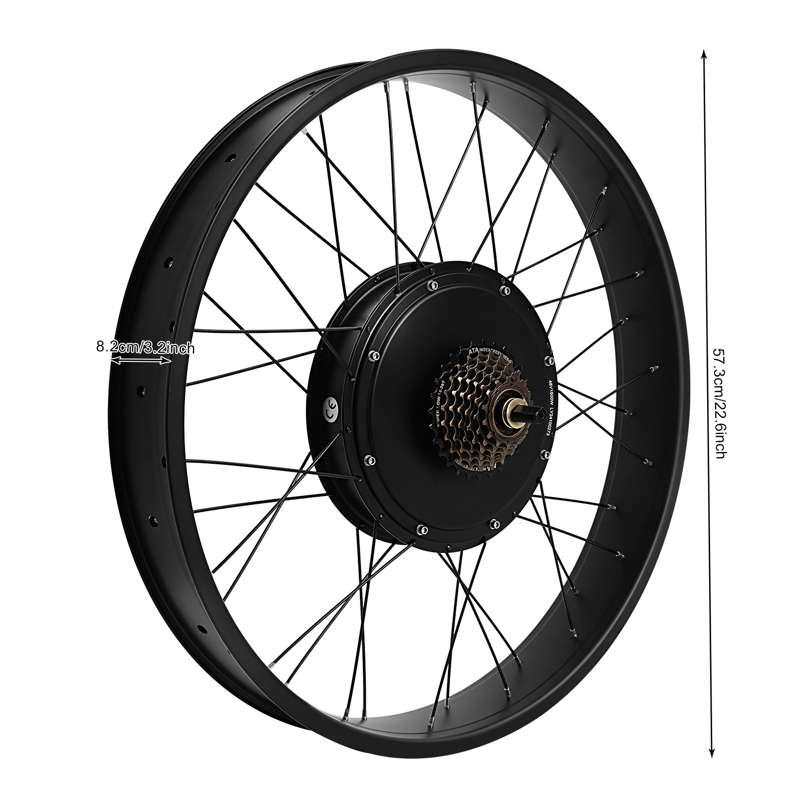 Kit de conversion de vélo élec - Fat Tire Electric Bike Conversion Kit 1500W avis et prix