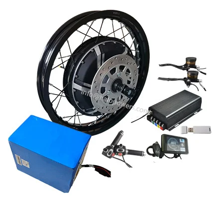 72v 96v QS 273 V3 12000w 15000 - 12000W Electric Motorcycle Hub Motor avis et prix