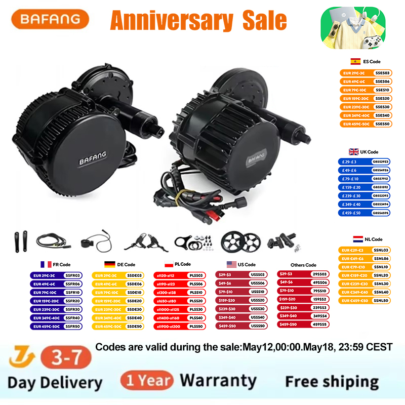 Bafang-kit de motorisation de  - Mid Drive Conversion Kit 1000W avis et prix