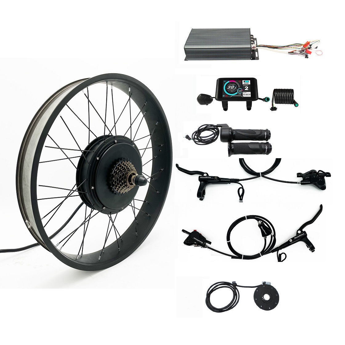 Kits de conversion de gros rou - 5000W Hub Motor Kit 72V avis et prix