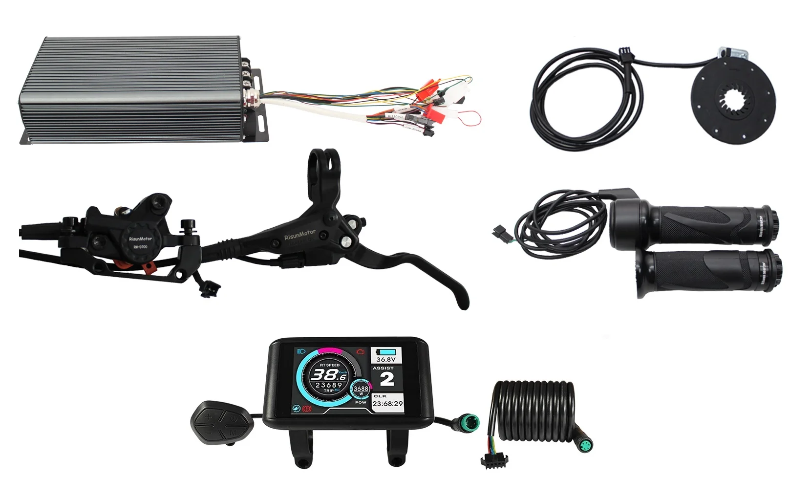 Kits de conversion de gros rou - 5000W Hub Motor Kit 72V avis et prix