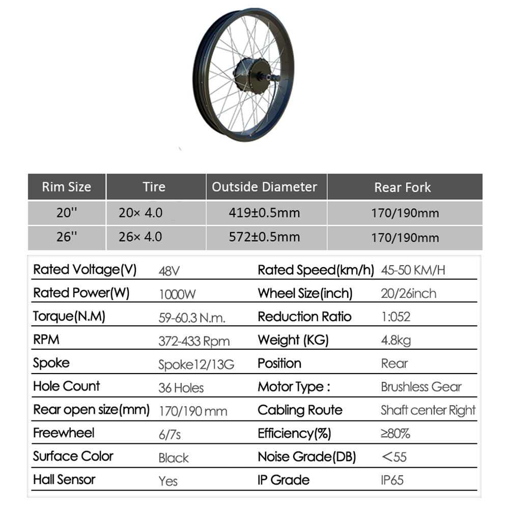Kit de conversion de vélo élec - Dual Motor Ebike Kit 2000W avis et prix